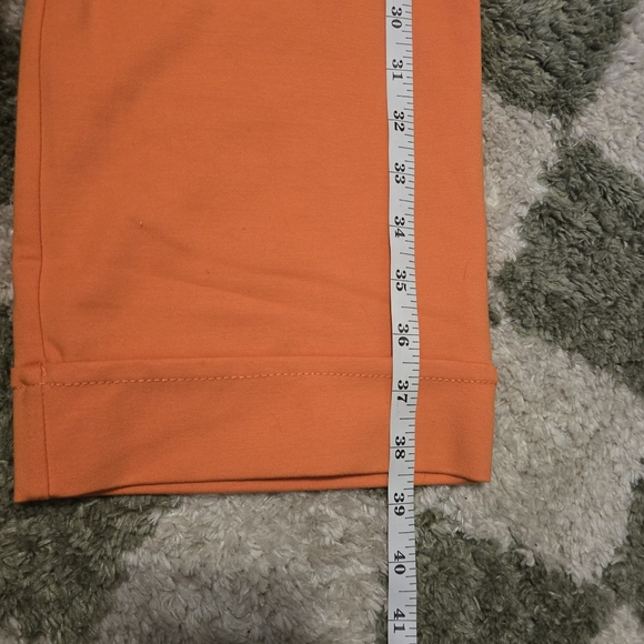 Betabrand Women's Casual Orange Pants - Picture 7 of 10